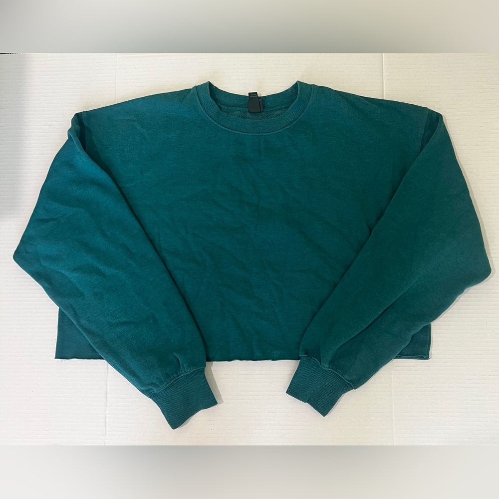 Wild Fable Teal Crew Neck Sweater